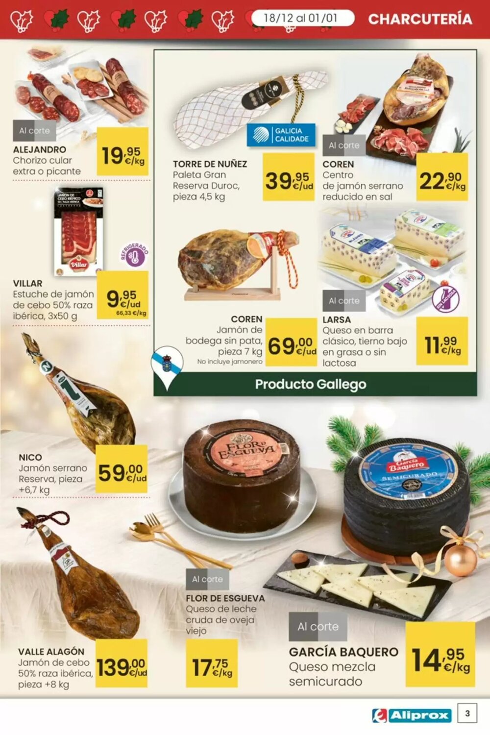 Folleto promocional de Aliprox válido desde el 18/12/2025 - Página 3.