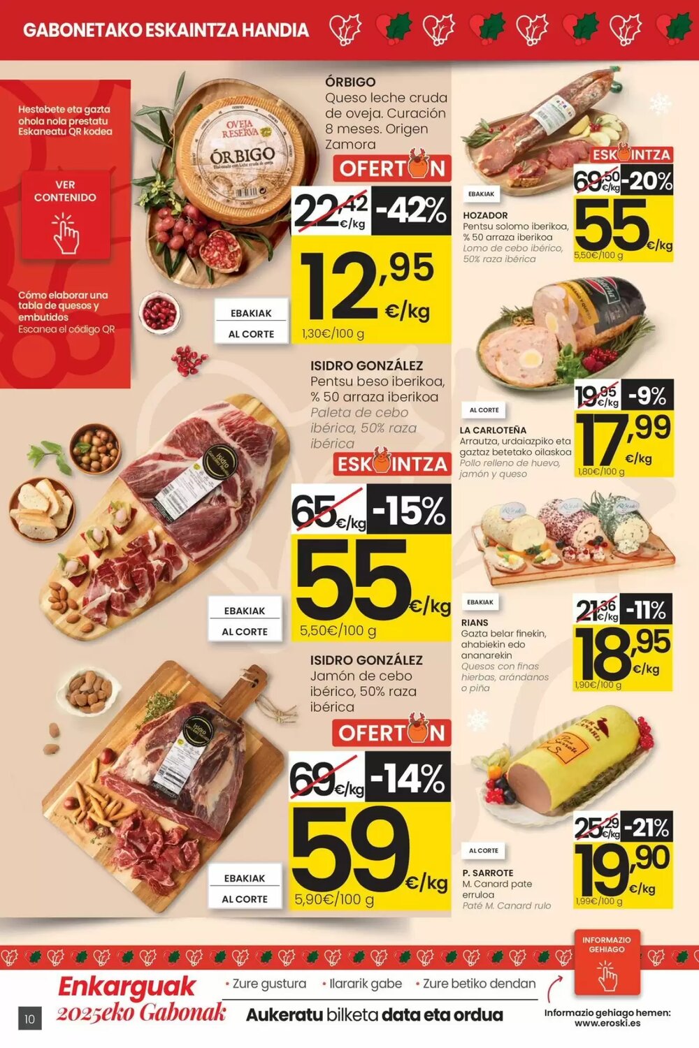 Folleto promocional de Eroski válido desde el 18/12/2025 - Página 10.