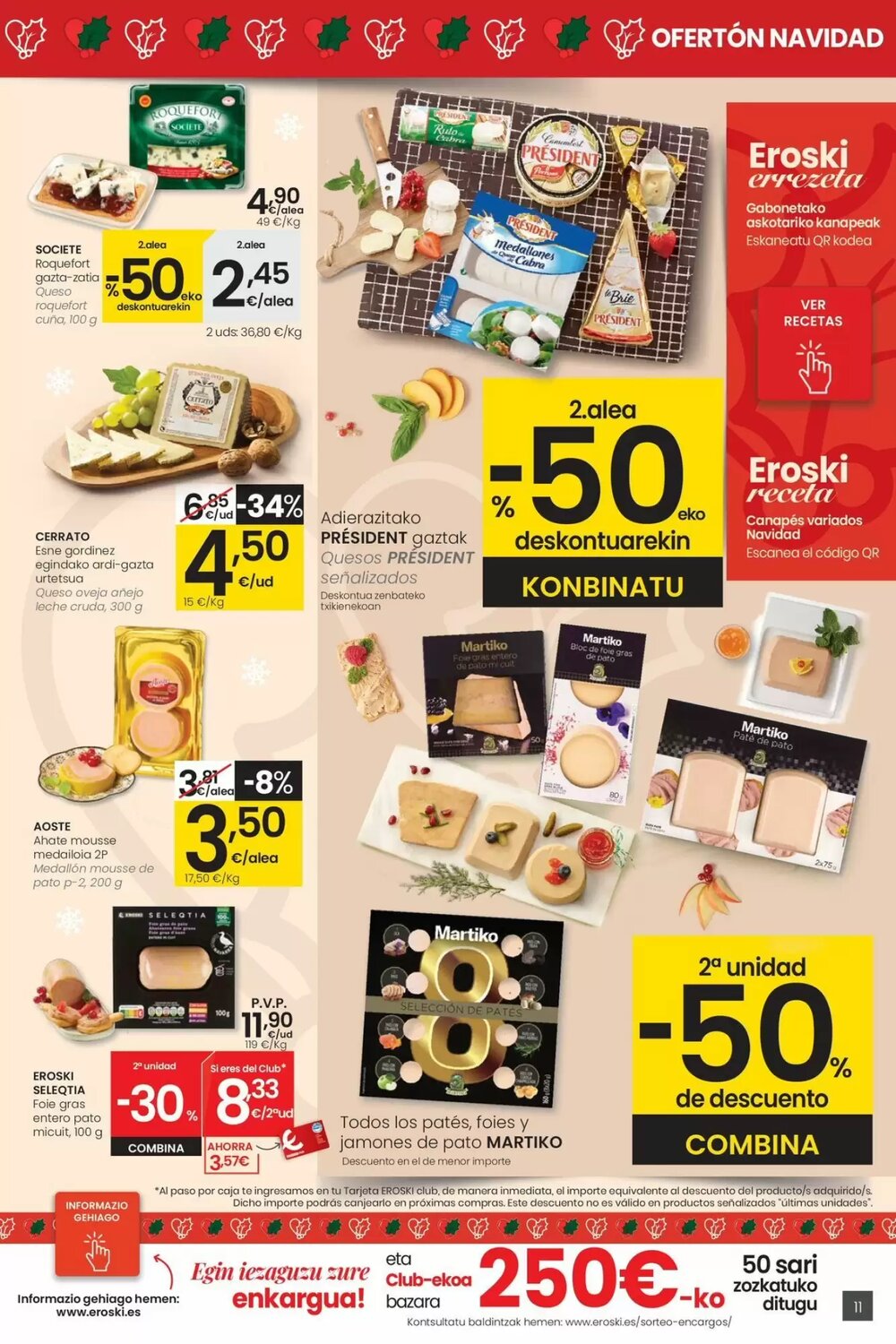 Folleto promocional de Eroski válido desde el 18/12/2025 - Página 11.
