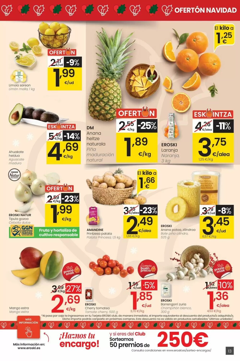 Folleto promocional de Eroski válido desde el 18/12/2025 - Página 13.