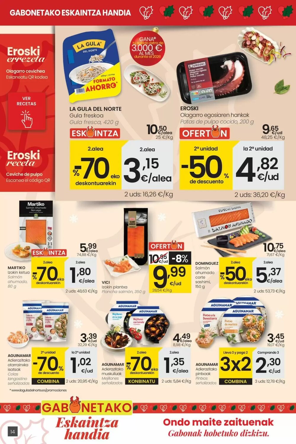 Folleto promocional de Eroski válido desde el 18/12/2025 - Página 14.