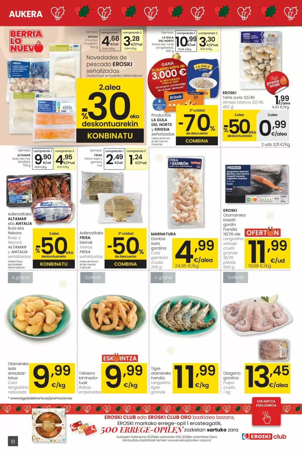 Folleto promocional de Eroski válido desde el 18/12/2025 - Página 18.