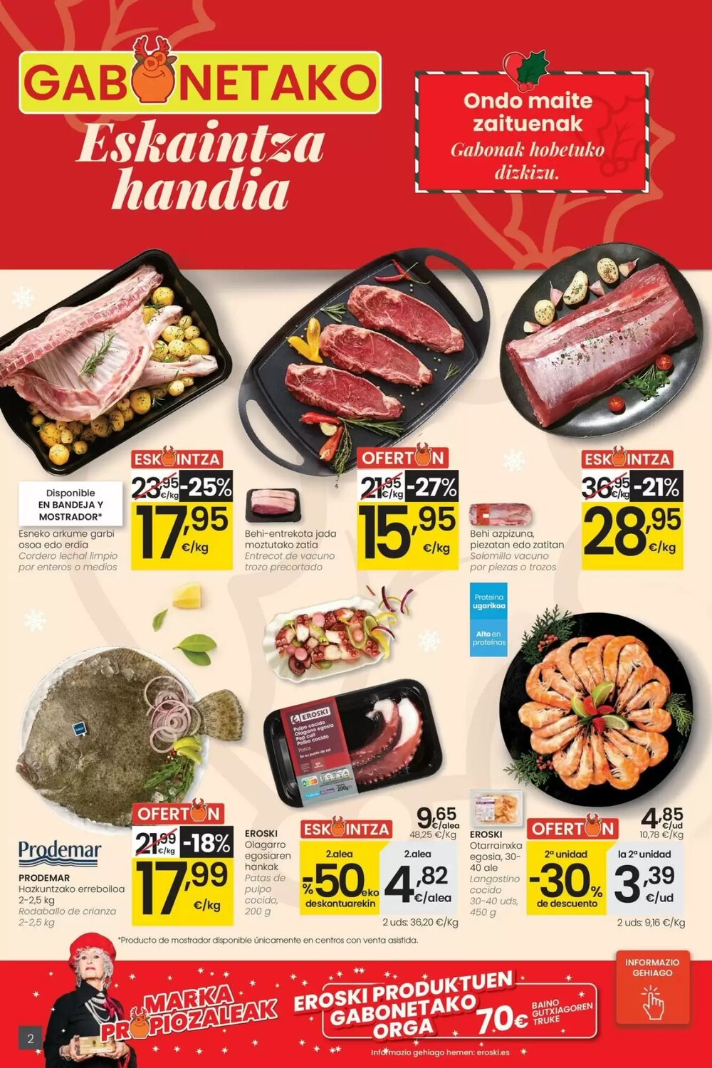 Folleto promocional de Eroski válido desde el 18/12/2025 - Página 2.