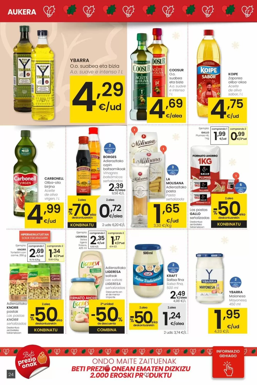 Folleto promocional de Eroski válido desde el 18/12/2025 - Página 24.