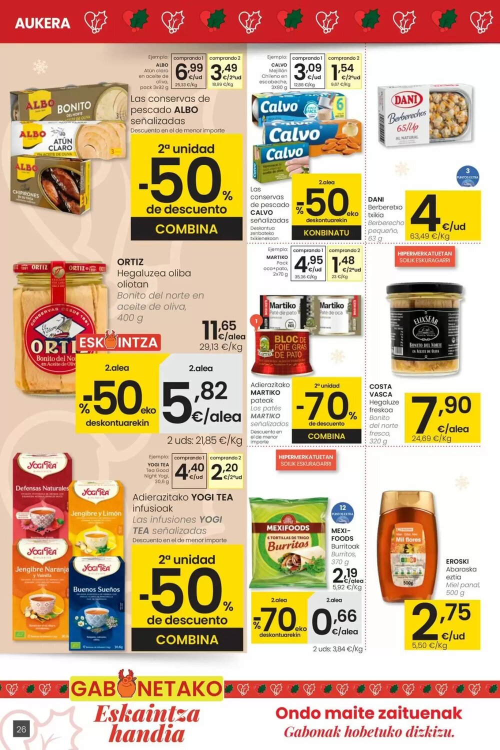 Folleto promocional de Eroski válido desde el 18/12/2025 - Página 26.