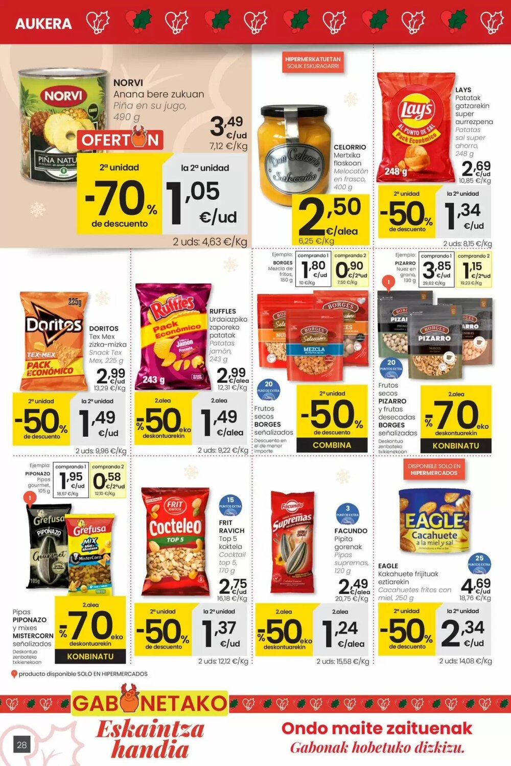 Folleto promocional de Eroski válido desde el 18/12/2025 - Página 28.
