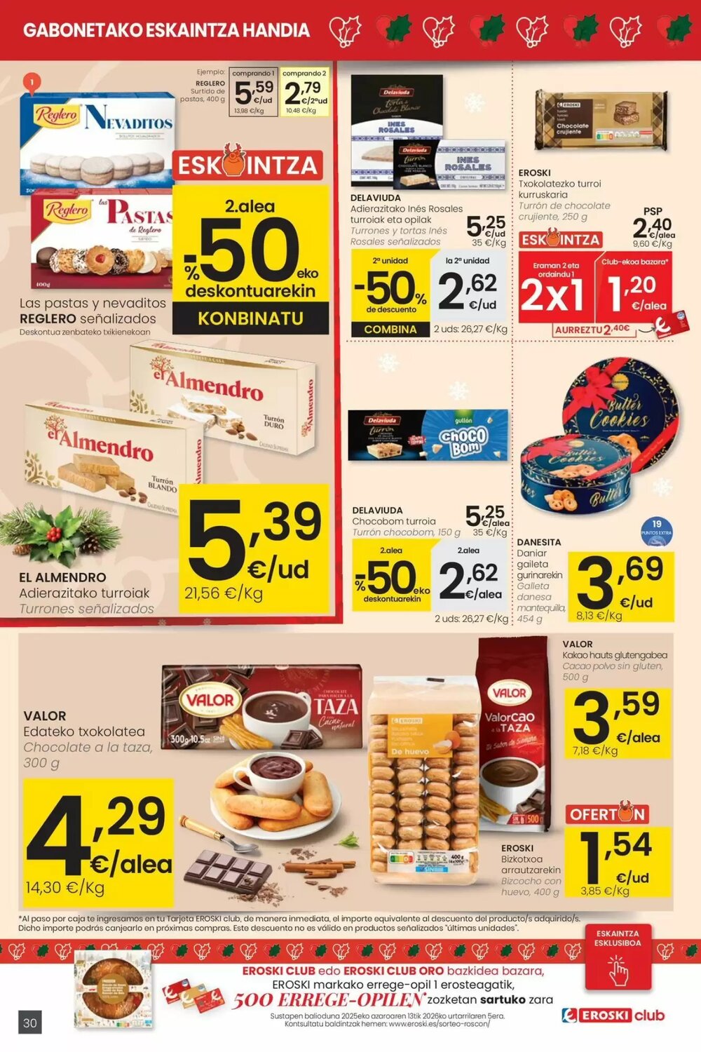 Folleto promocional de Eroski válido desde el 18/12/2025 - Página 30.