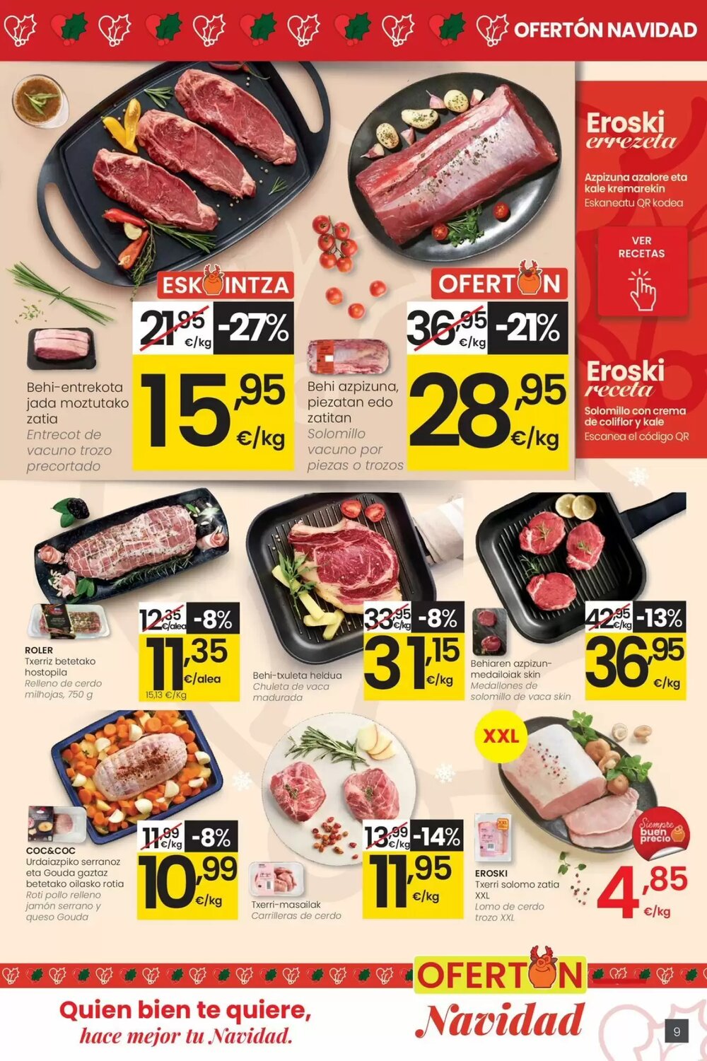 Folleto promocional de Eroski válido desde el 18/12/2025 - Página 9.