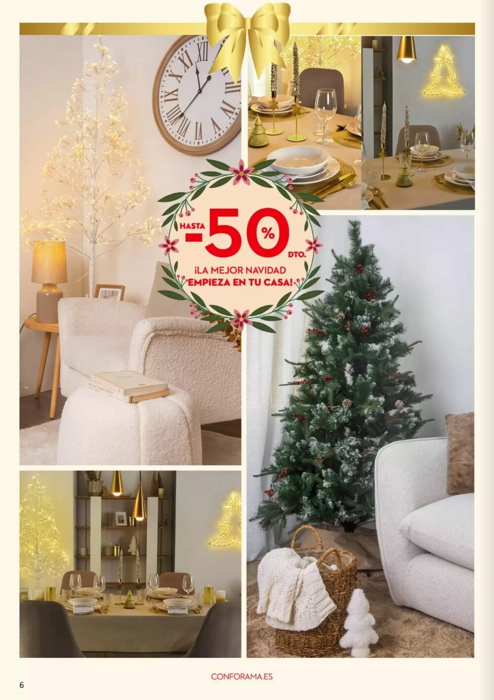 Folleto promocional de Conforama válido desde el 19/12/2025 - Página 6.