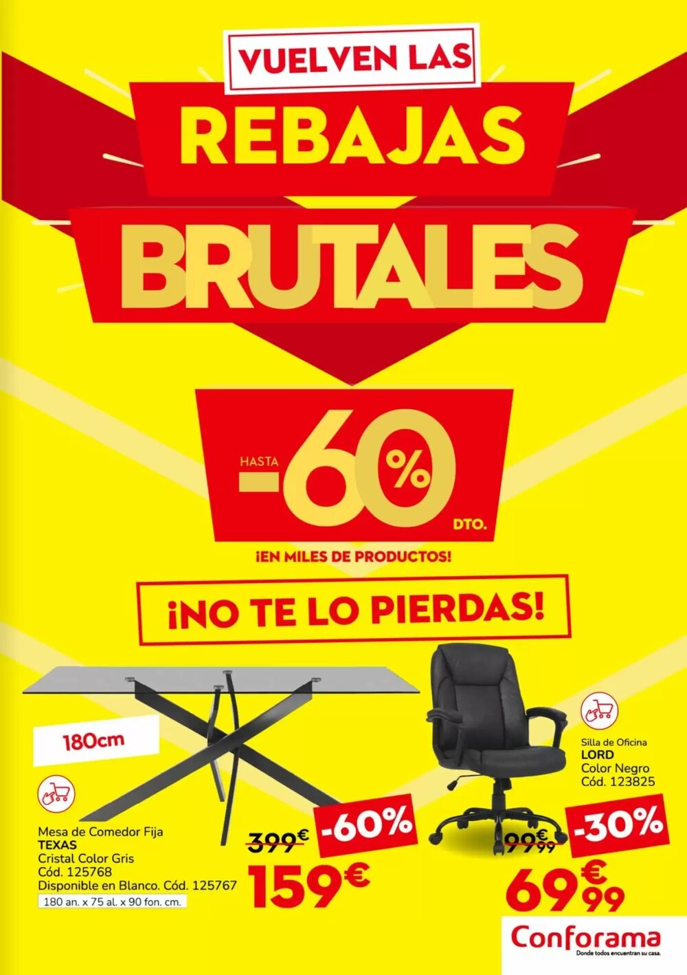 Folleto promocional de Conforama válido desde el 19/12/2025 - Página 7.