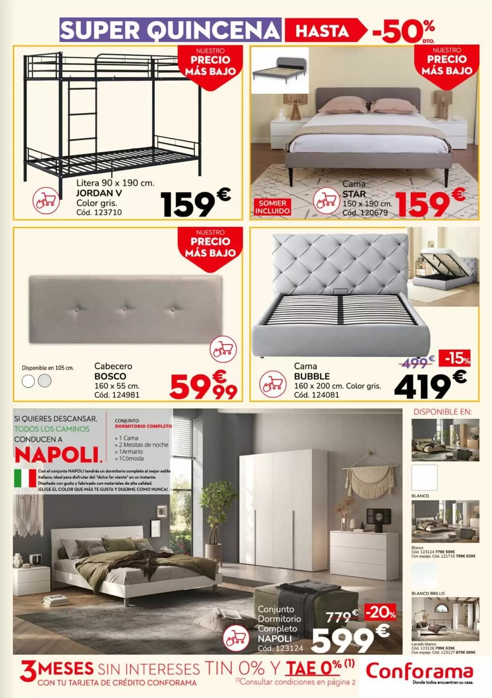 Folleto promocional de Conforama válido desde el 19/12/2025 - Página 9.