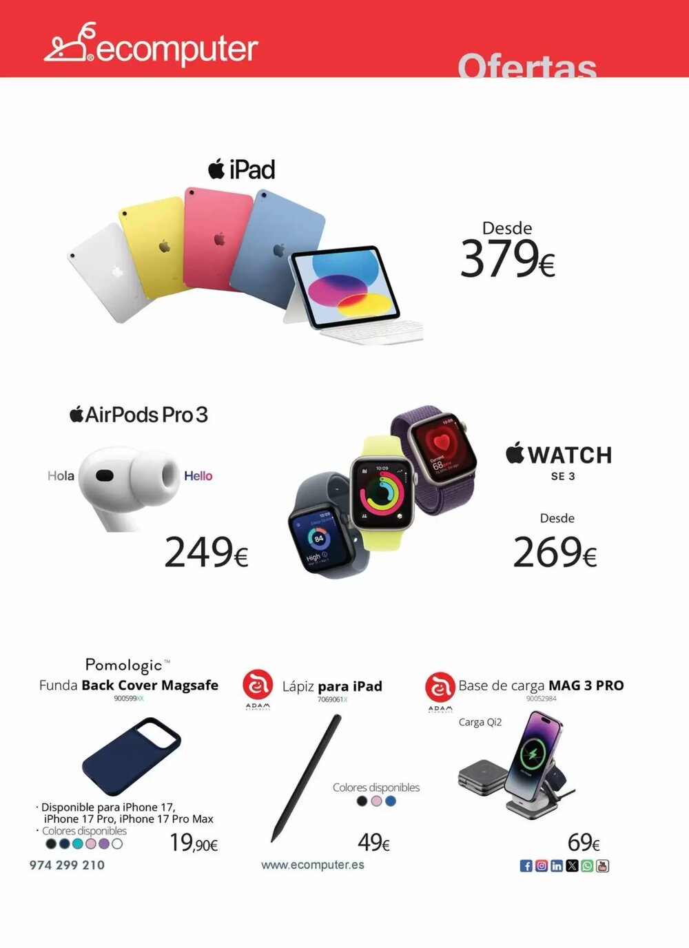 Folleto promocional de Ecomputer válido desde el 19/12/2025 - Página 13.