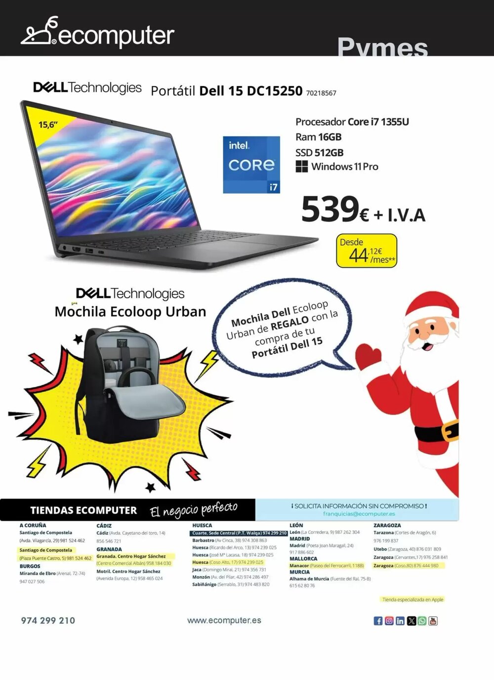Folleto promocional de Ecomputer válido desde el 19/12/2025 - Página 15.