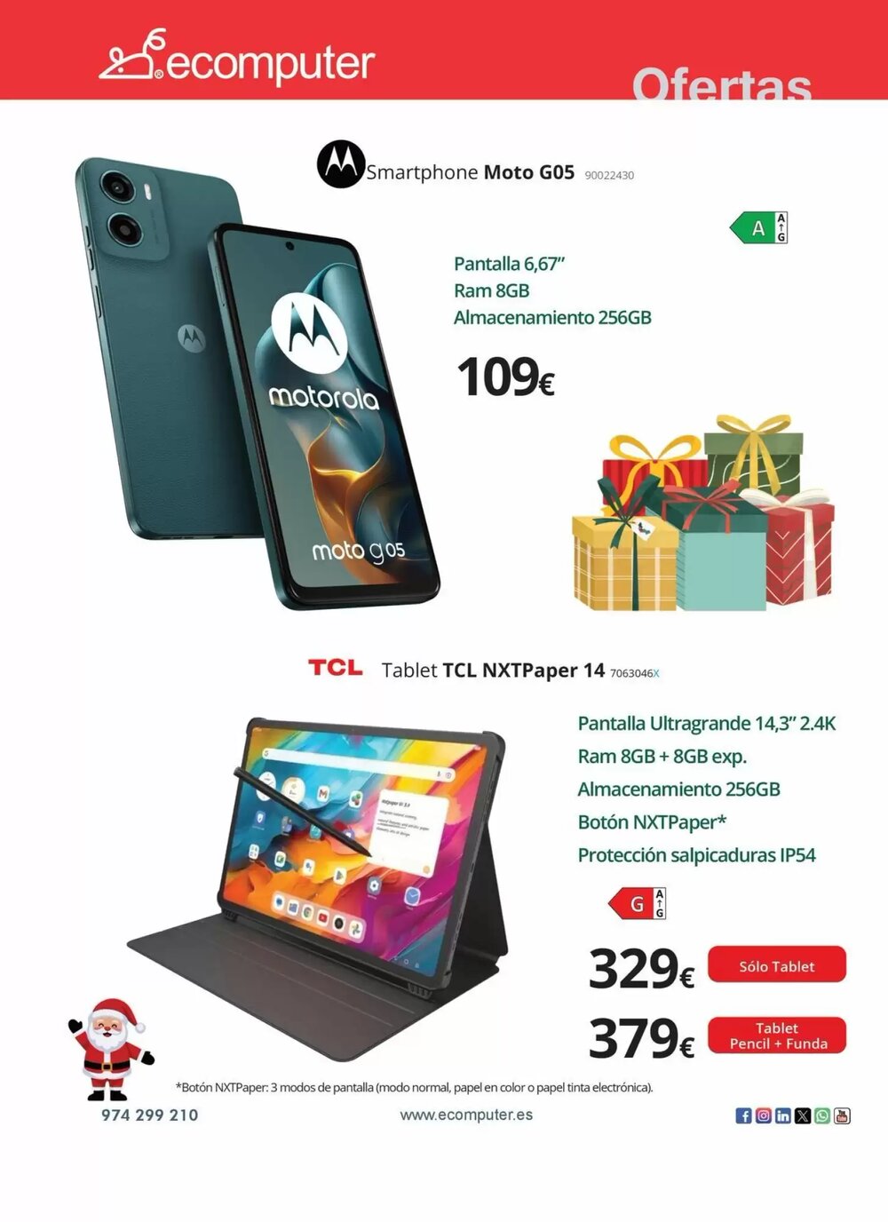 Folleto promocional de Ecomputer válido desde el 19/12/2025 - Página 16.