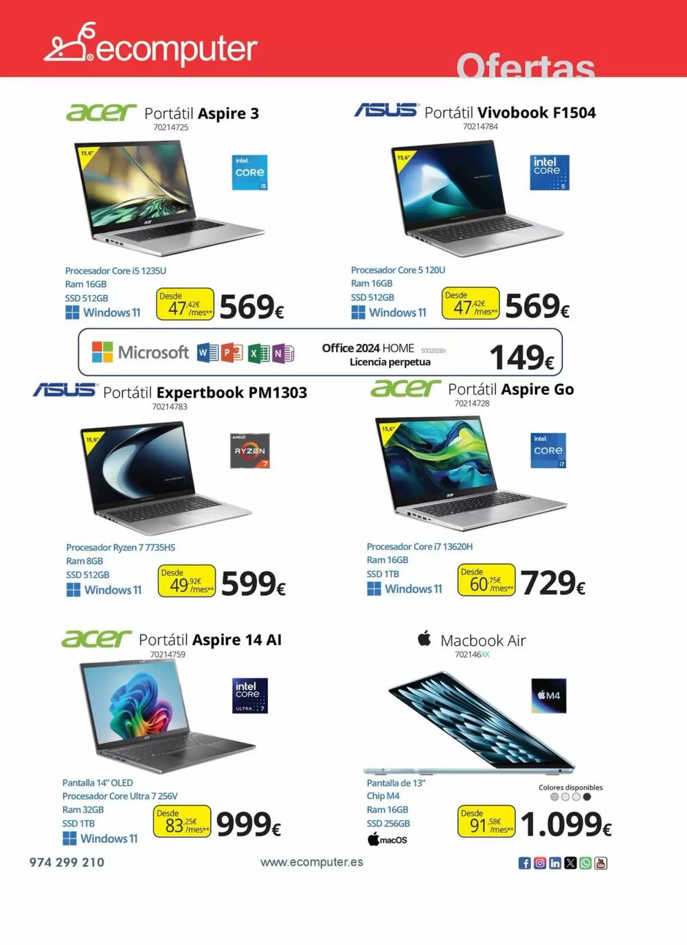 Folleto promocional de Ecomputer válido desde el 19/12/2025 - Página 5.