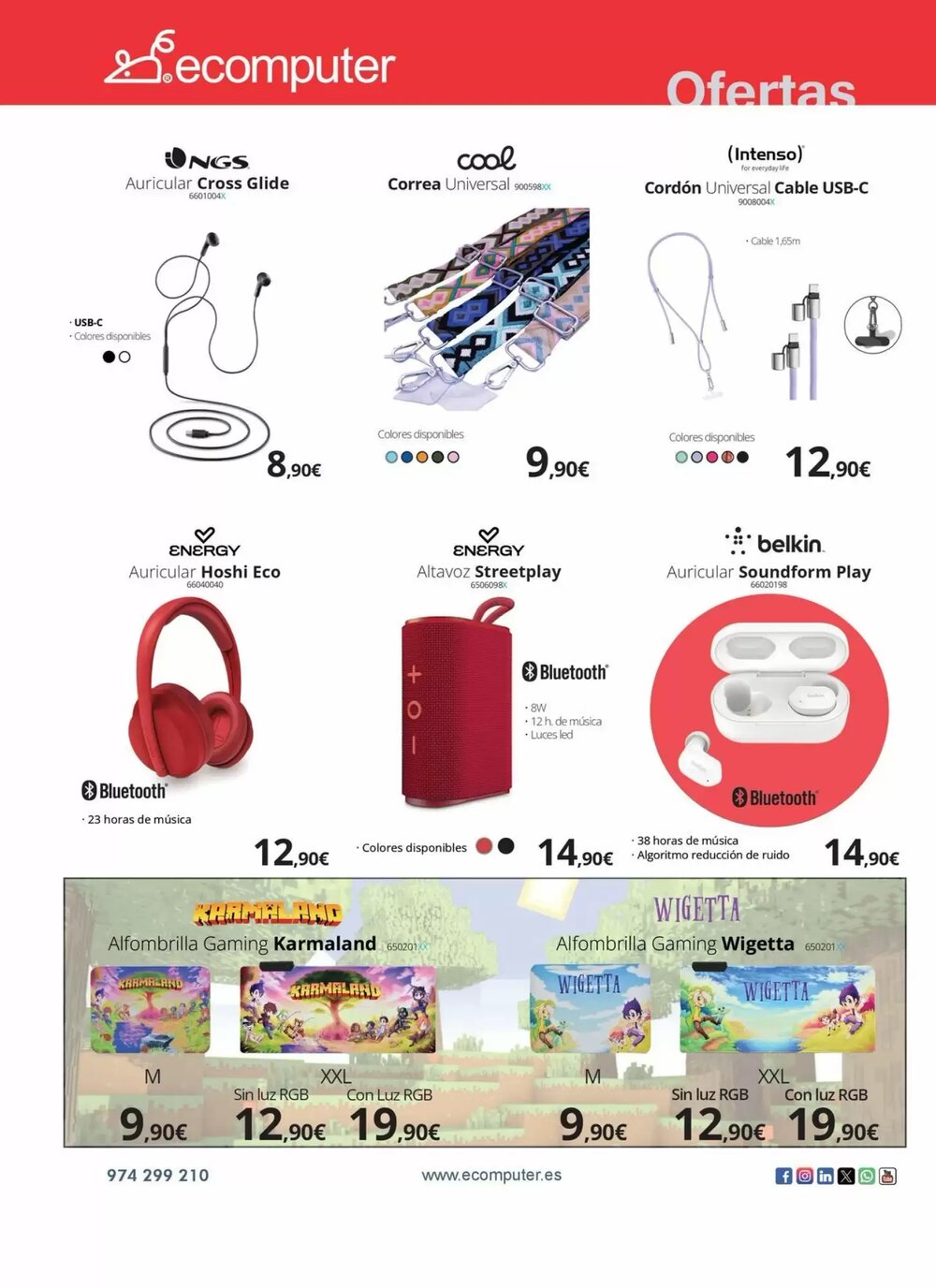 Folleto promocional de Ecomputer válido desde el 19/12/2025 - Página 8.