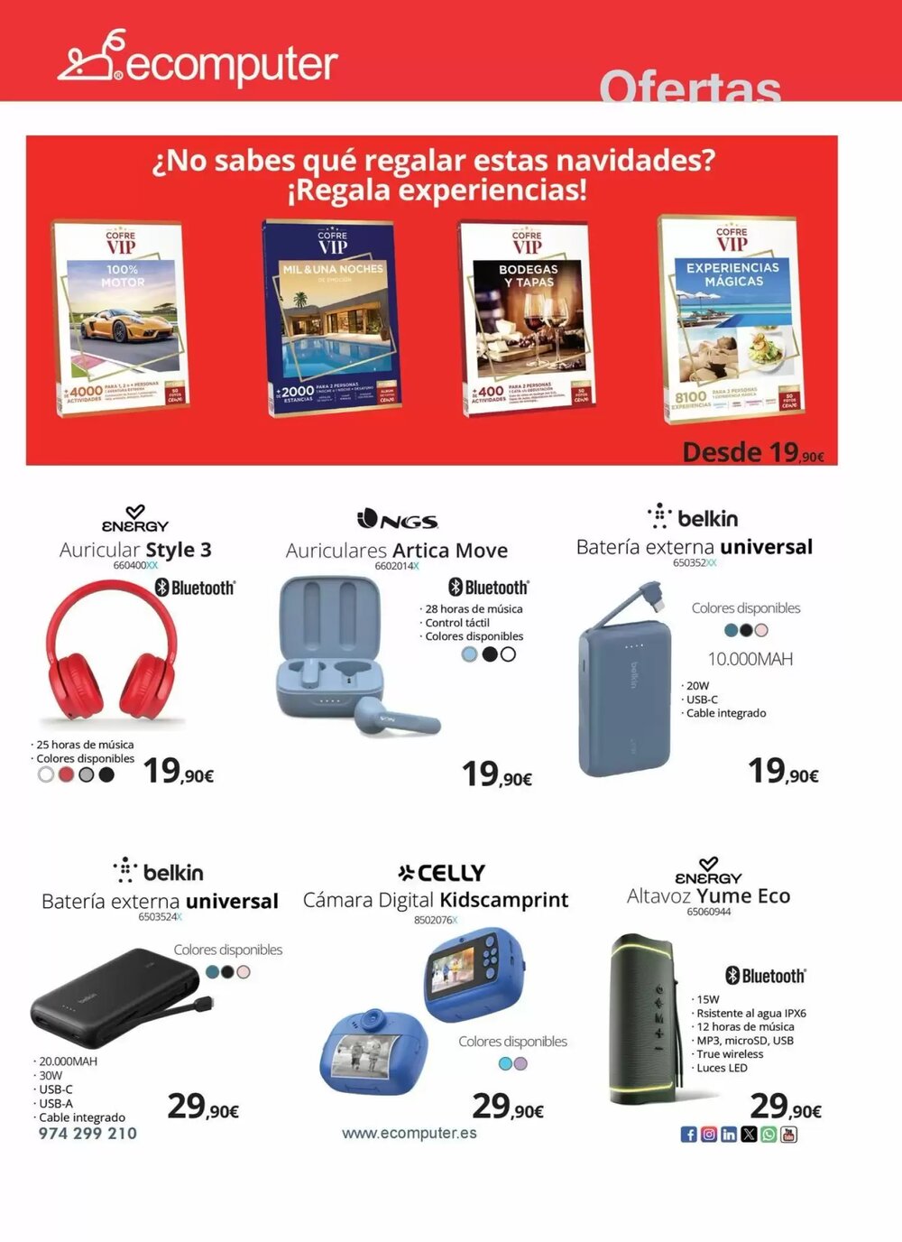 Folleto promocional de Ecomputer válido desde el 19/12/2025 - Página 9.