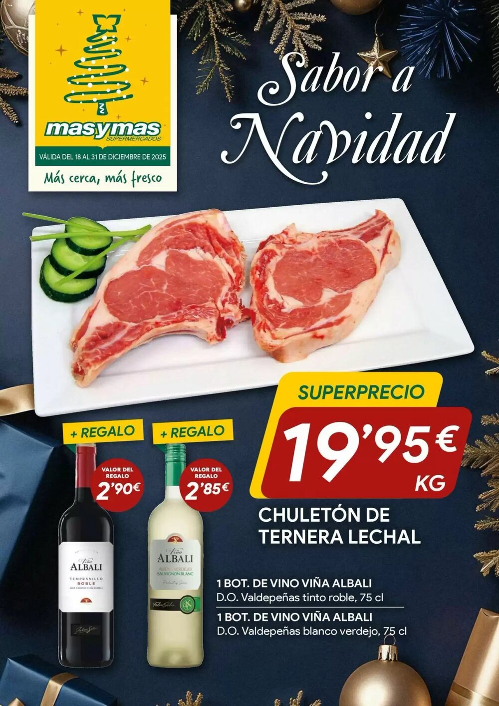Folleto promocional de Masymas válido desde el 19/12/2025 - Página 1.