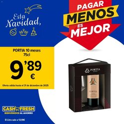 Folleto promocional de Cash Fresh válido desde el 19/12/2025