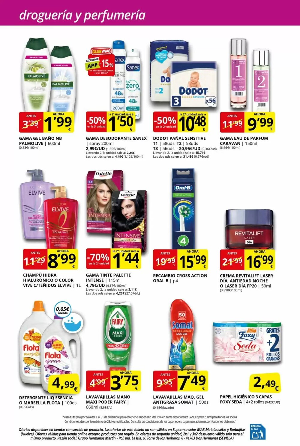 Folleto promocional de MAS válido desde el 19/12/2025 - Página 12.