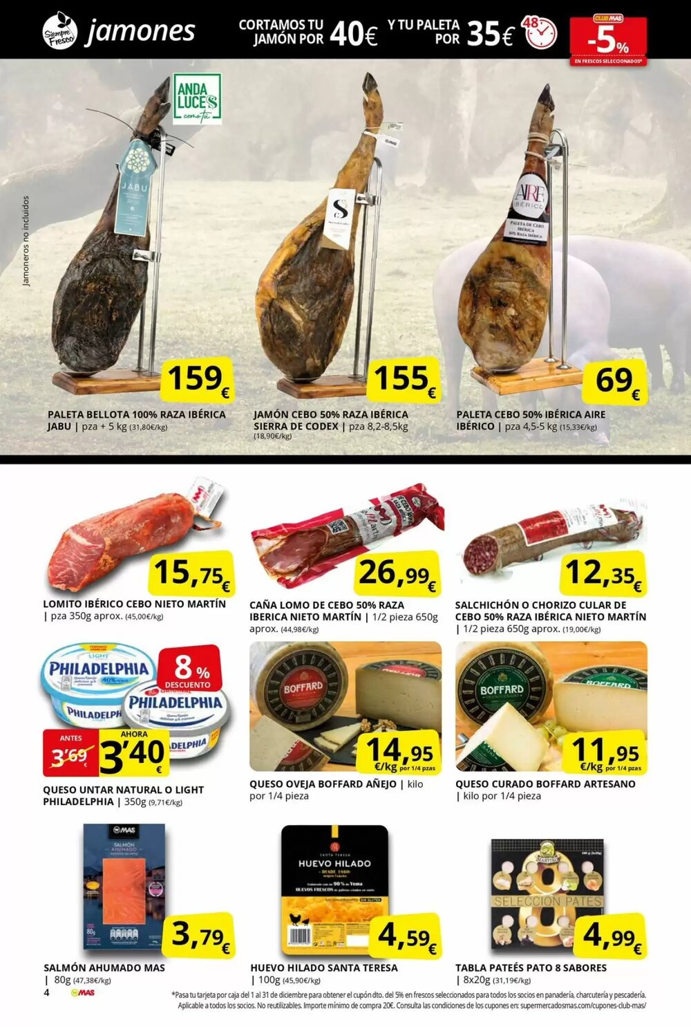 Folleto promocional de MAS válido desde el 19/12/2025 - Página 4.