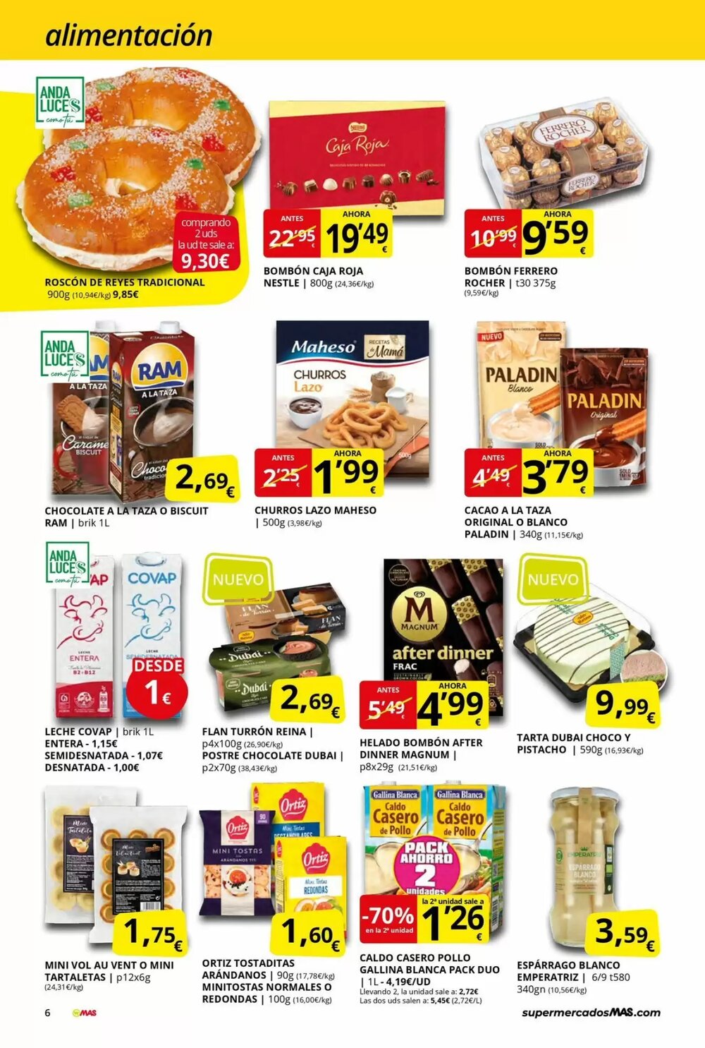 Folleto promocional de MAS válido desde el 19/12/2025 - Página 6.