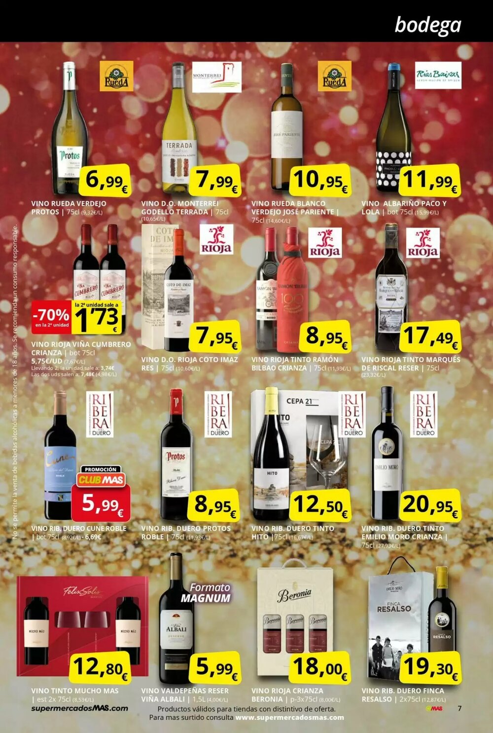 Folleto promocional de MAS válido desde el 19/12/2025 - Página 7.