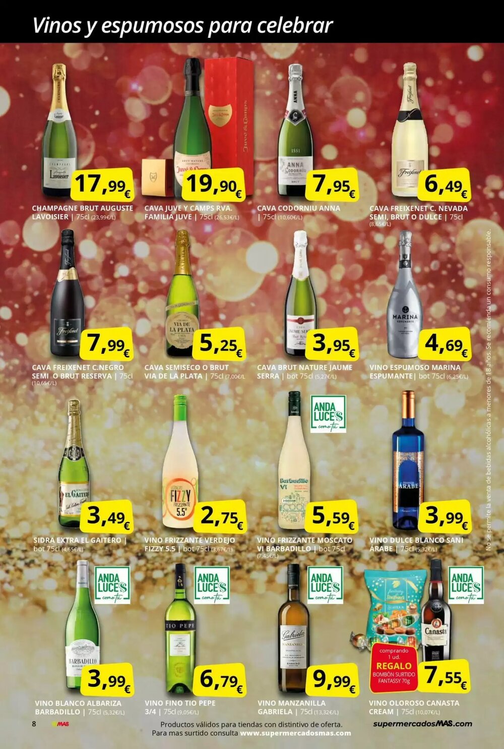 Folleto promocional de MAS válido desde el 19/12/2025 - Página 8.