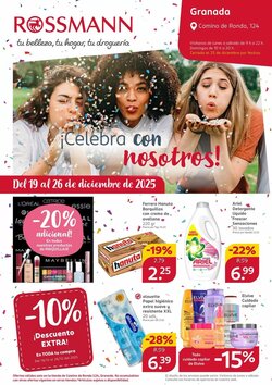 Folleto promocional de Rossmann válido desde el 19/12/2025