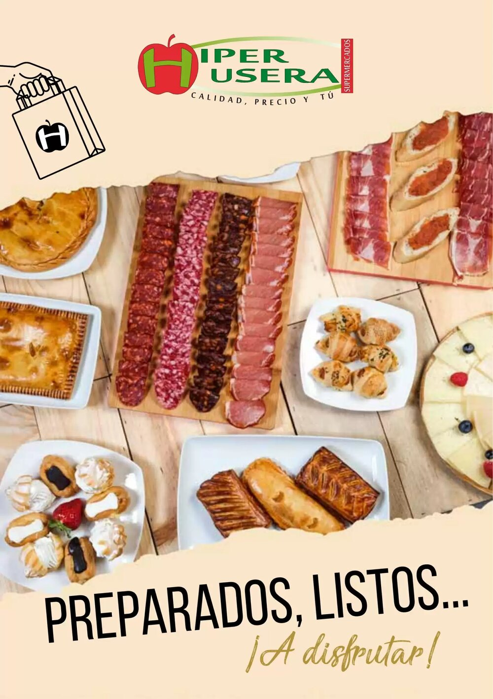 Folleto promocional de Hiper Usera válido desde el 21/12/2025 - Página 1.