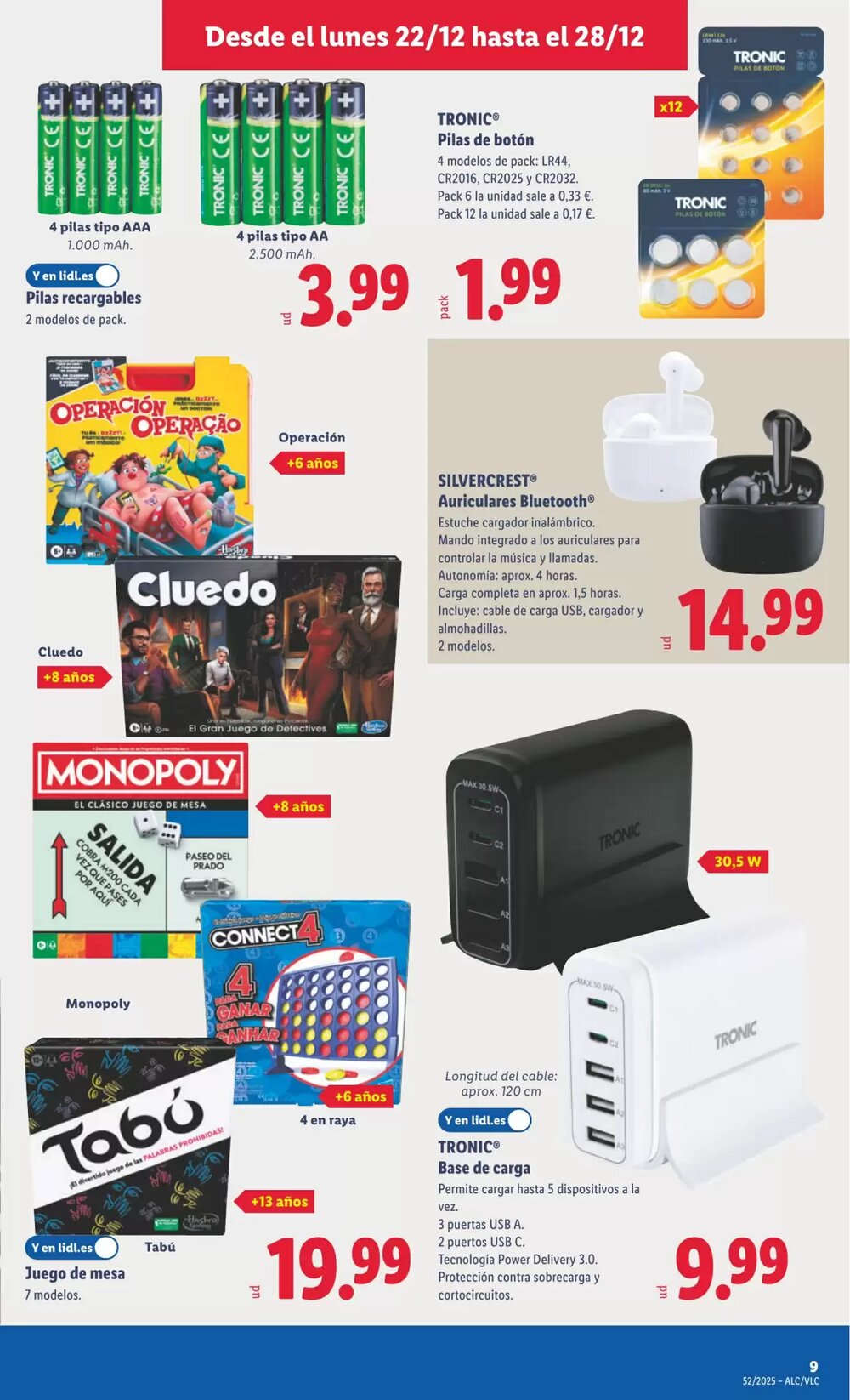 Folleto promocional de Lidl válido desde el 22/12/2025 - Página 17.