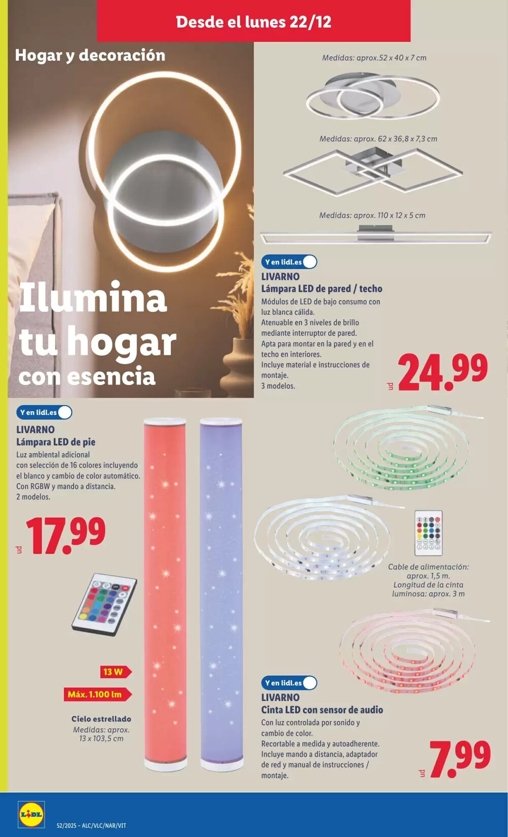 Folleto promocional de Lidl válido desde el 22/12/2025 - Página 22.