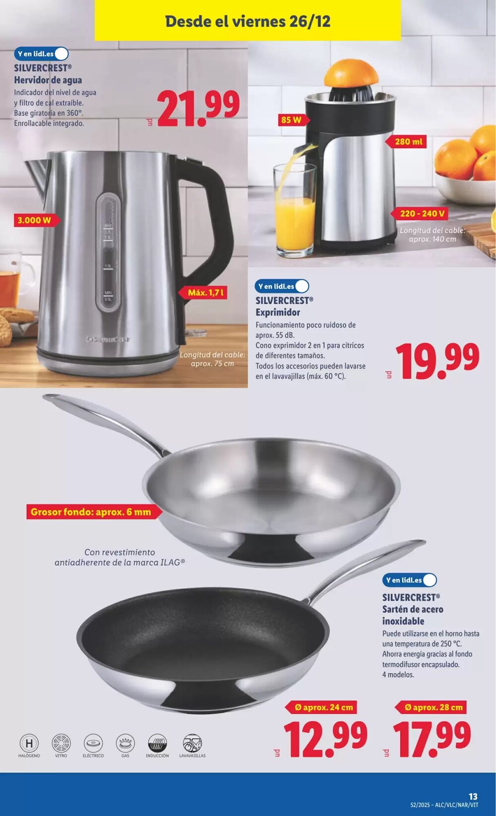 Folleto promocional de Lidl válido desde el 22/12/2025 - Página 25.