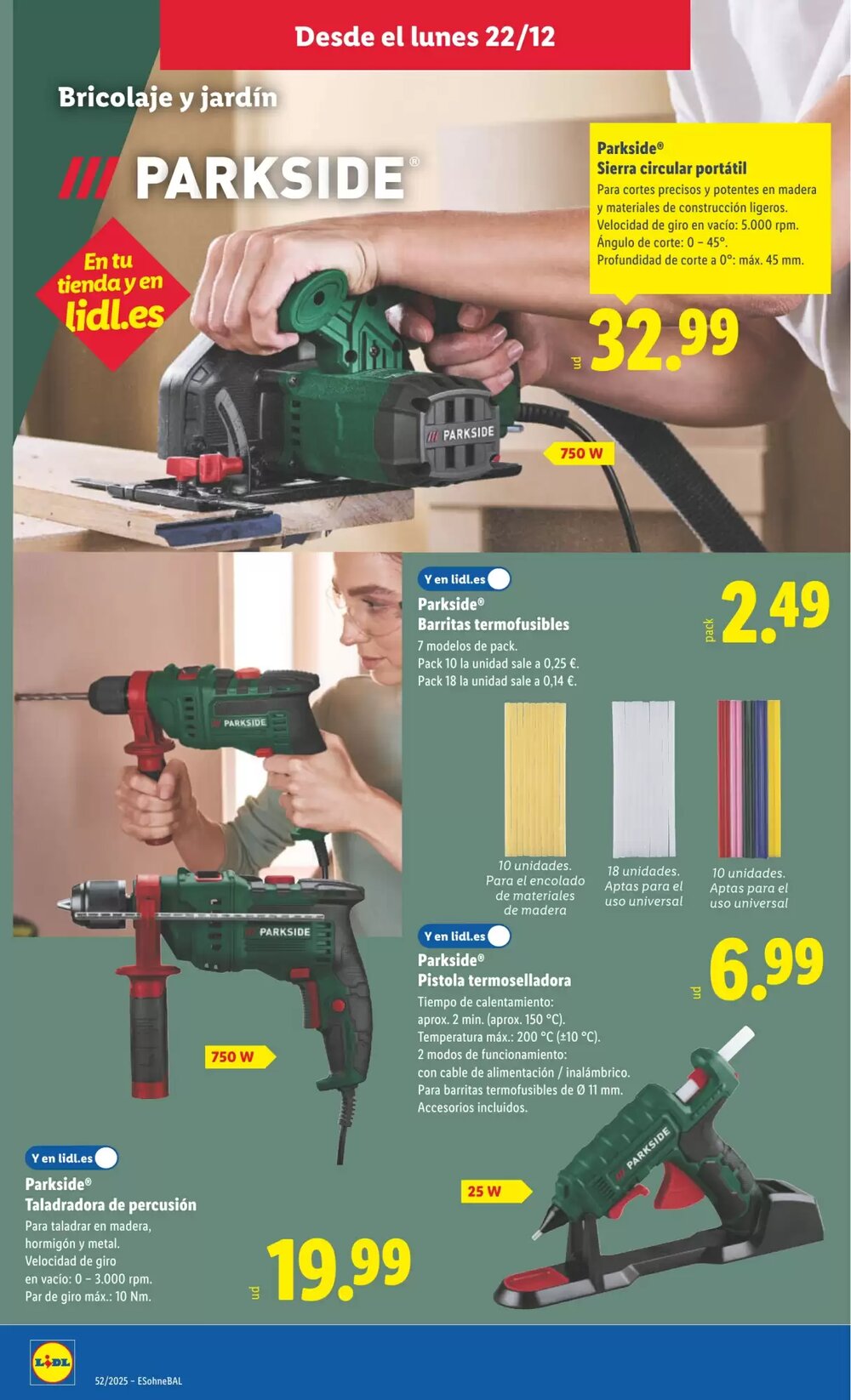 Folleto promocional de Lidl válido desde el 22/12/2025 - Página 6.