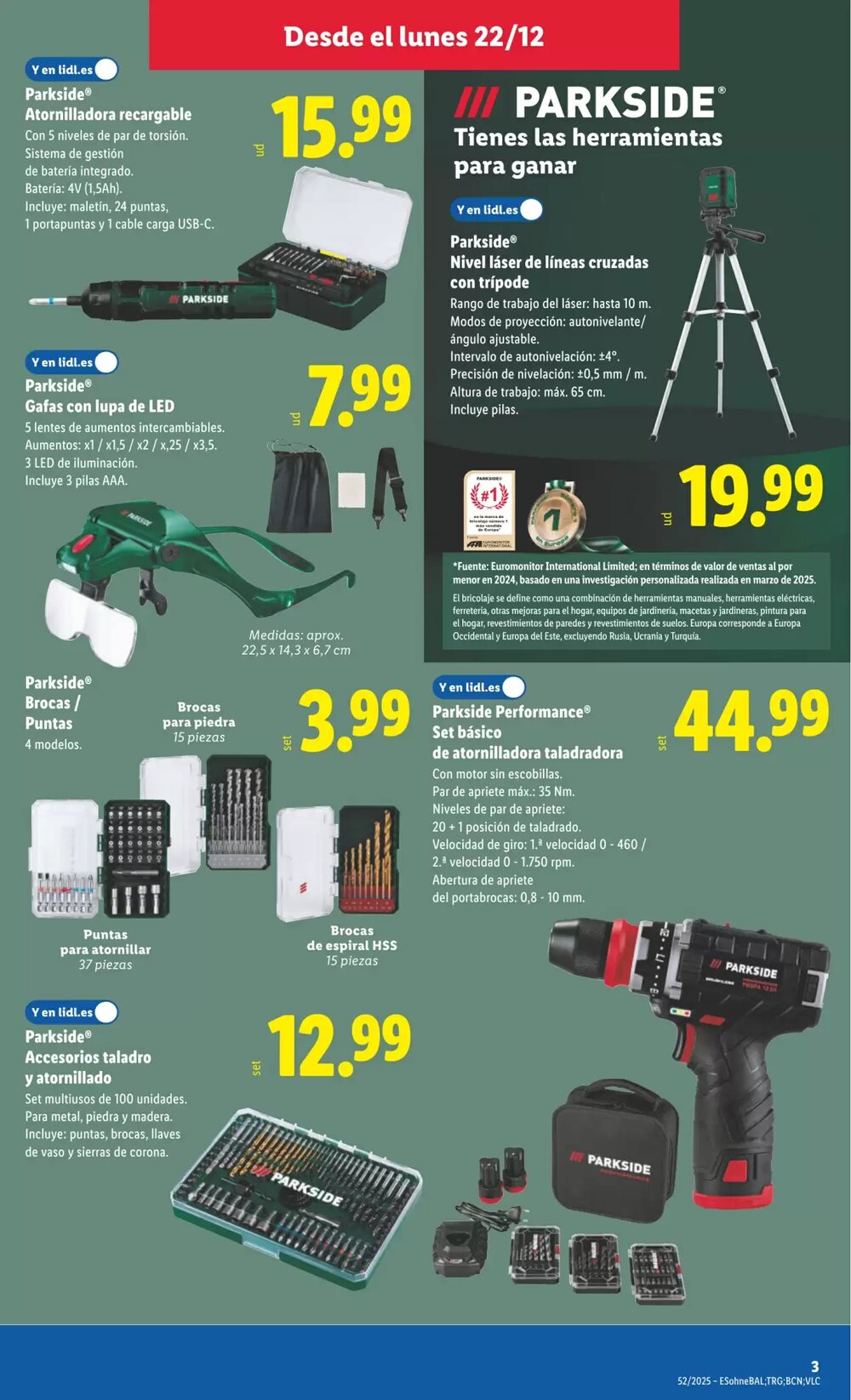 Folleto promocional de Lidl válido desde el 22/12/2025 - Página 7.