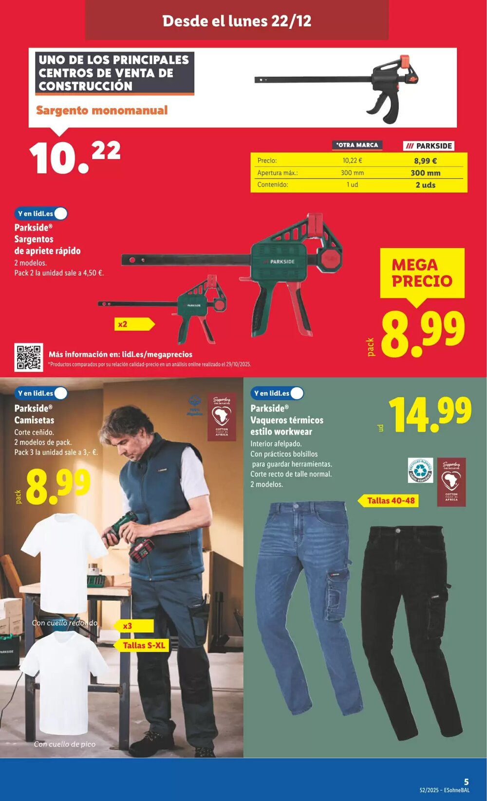 Folleto promocional de Lidl válido desde el 22/12/2025 - Página 9.