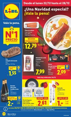Folleto promocional de Lidl válido desde el 22/12/2025