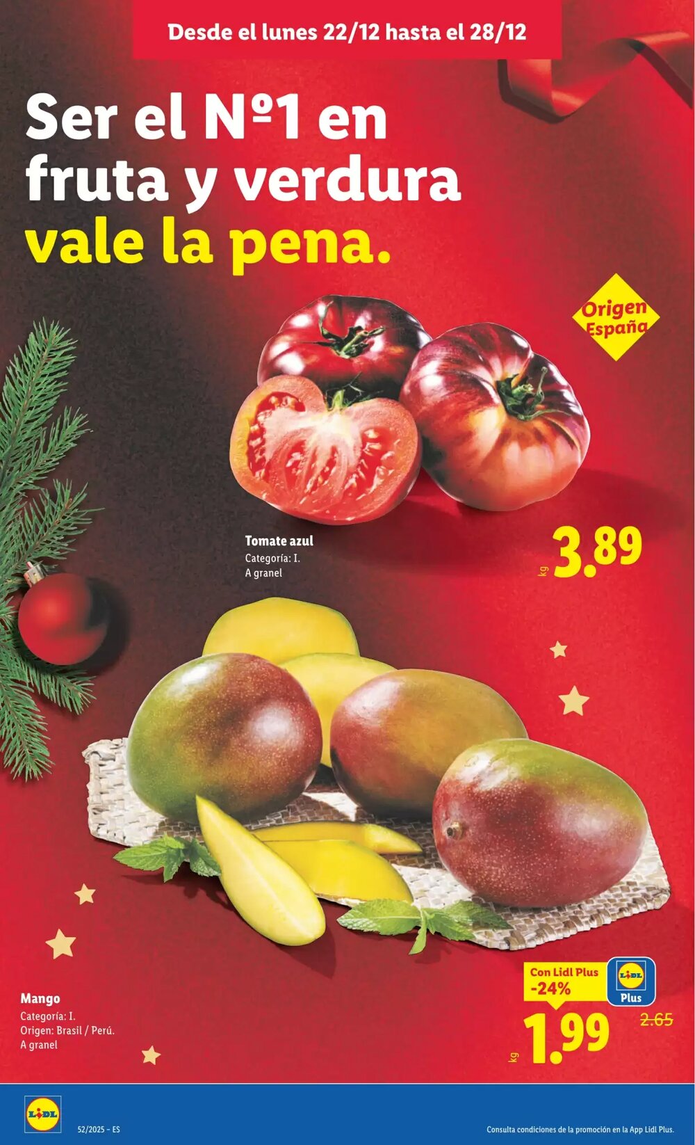 Folleto promocional de Lidl válido desde el 22/12/2025 - Página 2.