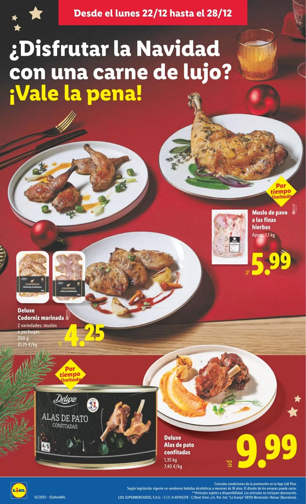 Folleto promocional de Lidl válido desde el 22/12/2025 - Página 4.