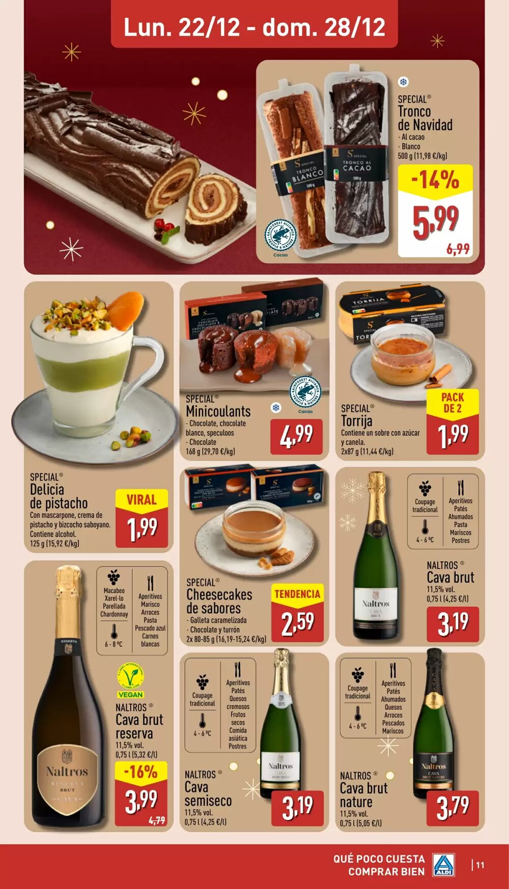 Folleto promocional de ALDI válido desde el 22/12/2025 - Página 11.