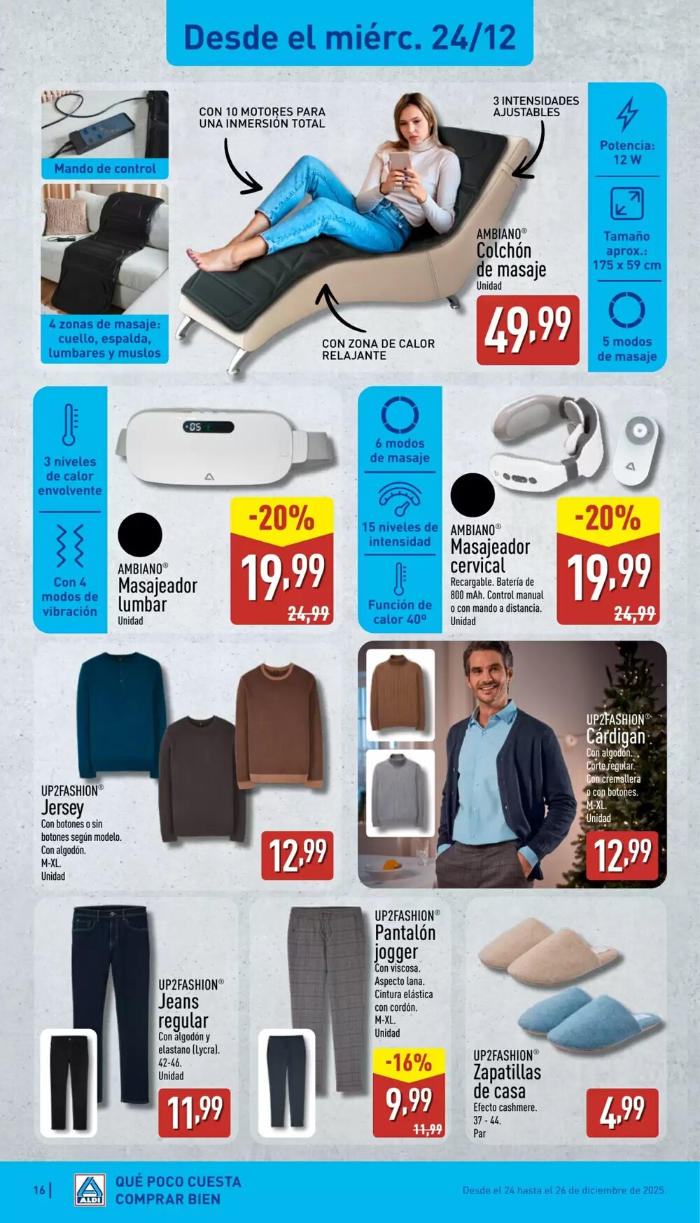 Folleto promocional de ALDI válido desde el 22/12/2025 - Página 16.