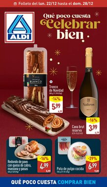 Folleto promocional de ALDI válido desde el 22/12/2025