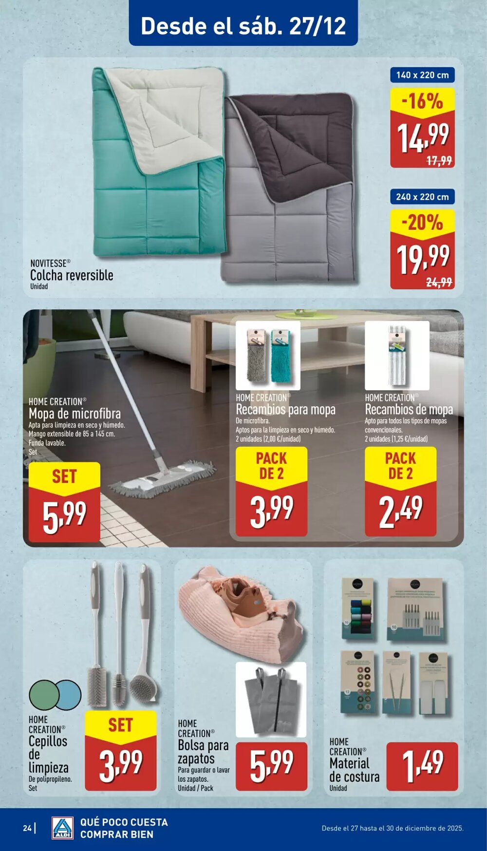 Folleto promocional de ALDI válido desde el 22/12/2025 - Página 24.