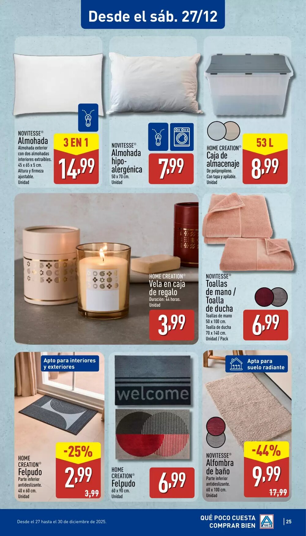 Folleto promocional de ALDI válido desde el 22/12/2025 - Página 25.