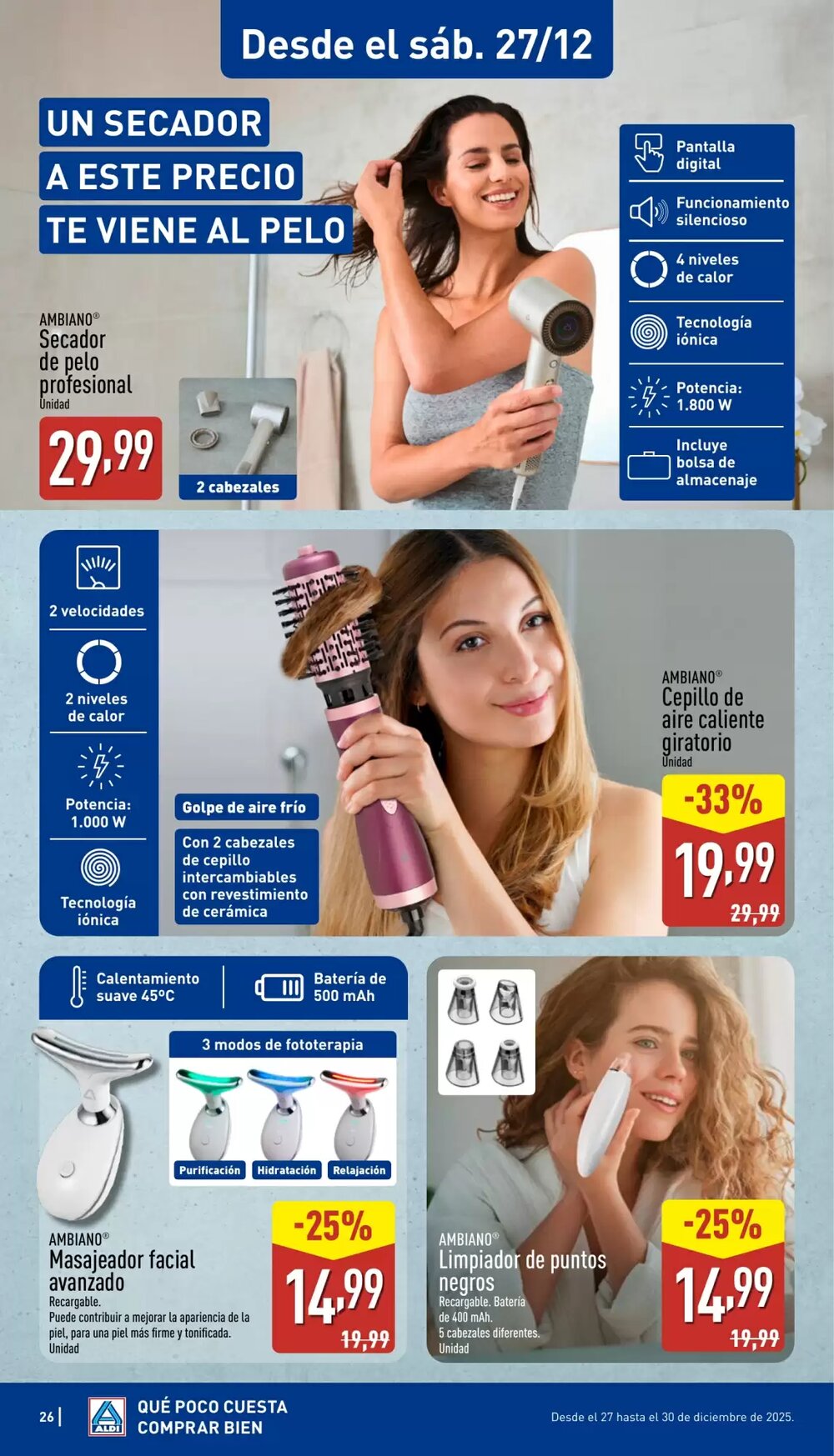 Folleto promocional de ALDI válido desde el 22/12/2025 - Página 26.