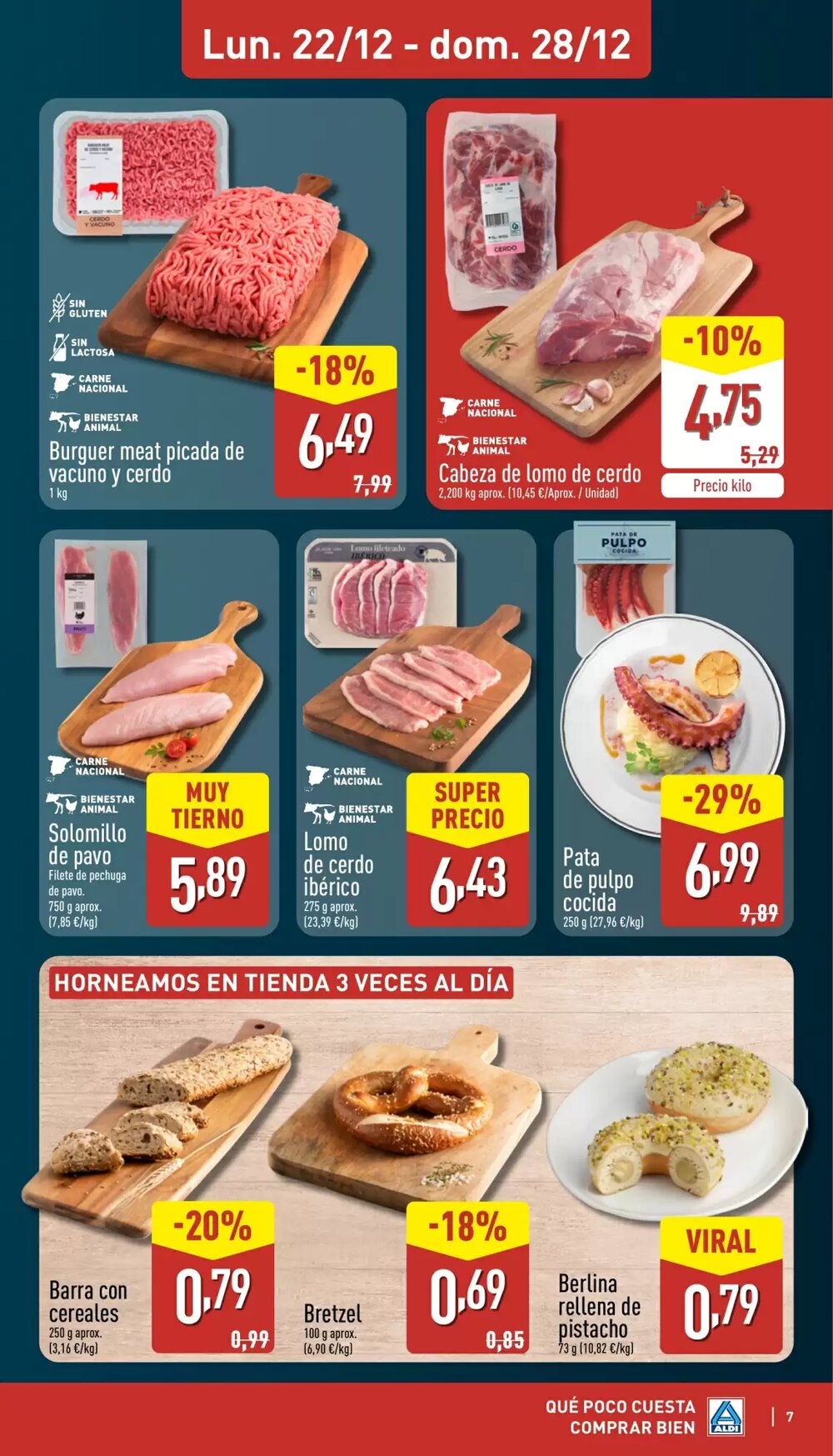 Folleto promocional de ALDI válido desde el 22/12/2025 - Página 7.