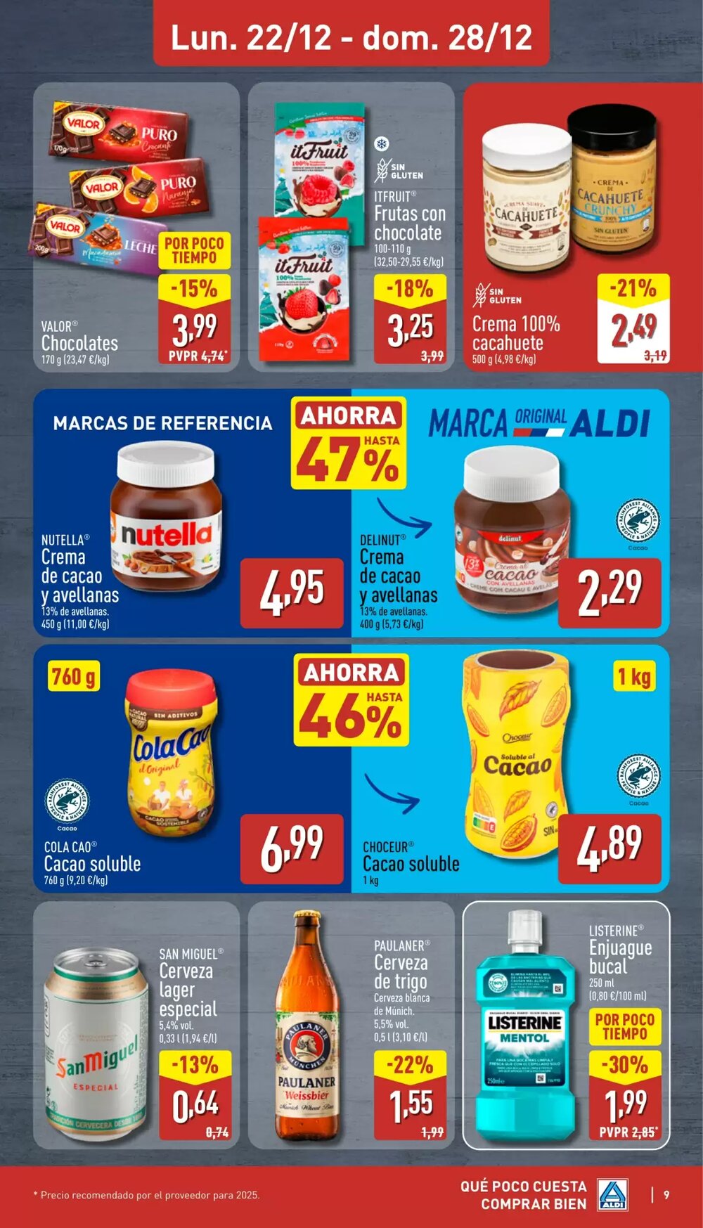 Folleto promocional de ALDI válido desde el 22/12/2025 - Página 9.