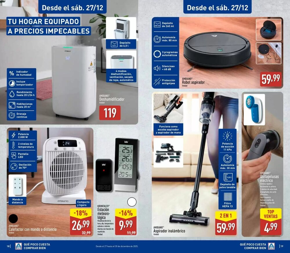 Folleto promocional de ALDI válido desde el 22/12/2025 - Página 10.