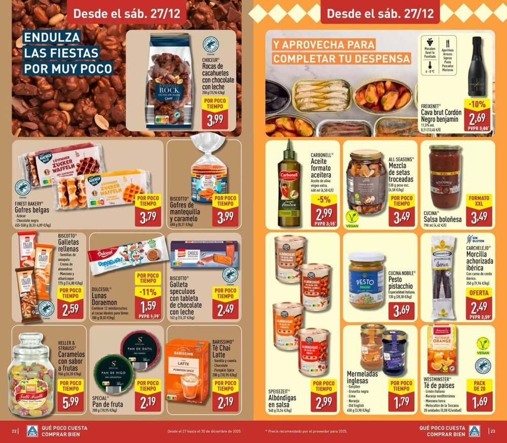 Folleto promocional de ALDI válido desde el 22/12/2025 - Página 12.