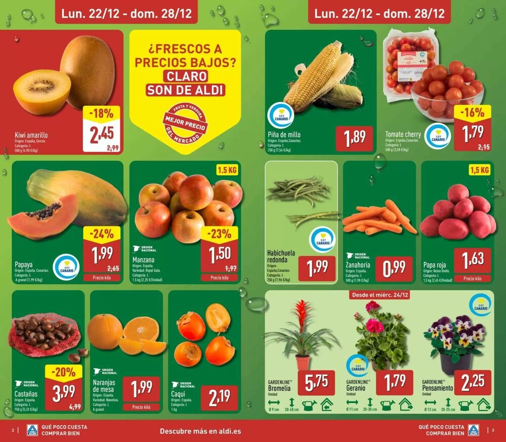 Folleto promocional de ALDI válido desde el 22/12/2025 - Página 2.
